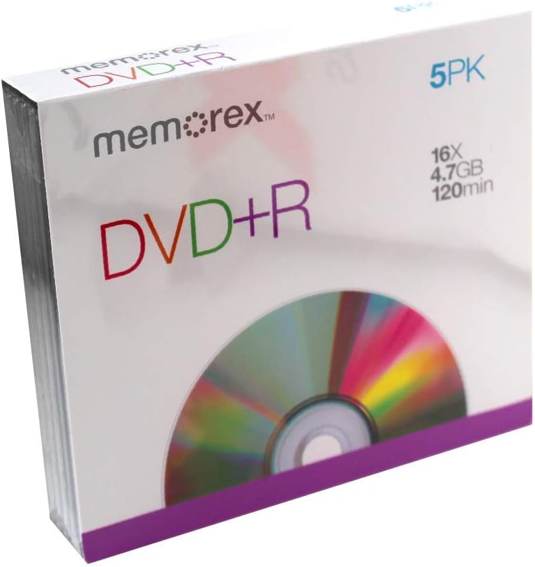 Memorex 16x 4.7GB 120min DVD+R Media 5pack - Image 2
